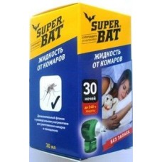 Жидкость от комаров Super Bat  30 ночей