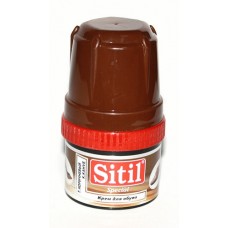 Крем для обуви коричневый "Sitil"