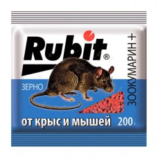   Рубит Зоокумарин + зерно от крыс и мышей   200г