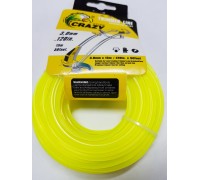 Леска для триммера   CRAZY  3 мм  / 15 мет